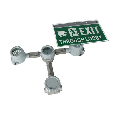 3-6W Explosieveilige LED Exit Noodverlichting Chemische Industrie IP66 Waterdicht Benzinestation