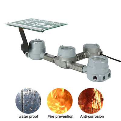 3-6W Explosieveilige LED Exit Noodverlichting Chemische Industrie IP66 Waterdicht Benzinestation